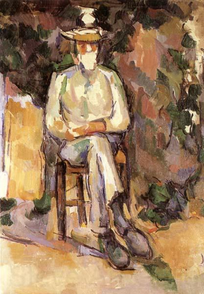 Paul Cezanne Portrait du jardinier Vallier Germany oil painting art